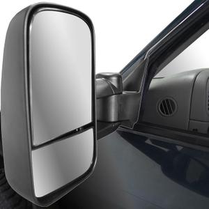 Driver Side Trail Ridge Tow Mirror Power Heated Textured Black  for Silverado Sierra