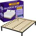 Greaton, Wooden Queen Bed Slats for Support Under Mattress  Replacement Wood Slats for Queen Size Bed Frame  Under Mattress Support Without Extra Height  3.38 Standard Width