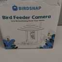 birdsnap TUC Bird Feeder with Camera 2K HD, Solar Panel 32GB Card 4-in-1 Perch, 160View Auto Detect & Notify AI Identify Video Bird Camera Wireless Outdoors Ideal Gift for Birds Lover (Dark Green)