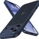 Magnetic Shockproof for iPhone 17 Pro Case,[Camera Protection][Compatible with Magsafe][Non-Slip][Mil-Grade Protection]Slim Anti-Yellow Translucent Matte Phone Case for iPhone 17 Pro,Navy Blue