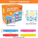 Easter Pop Tube Set Stretchy Tube Stress Relief School Classroom Prizes Easter Day Exchange Gifts for Kids Boy Girl Easter Party Favors