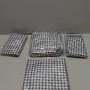 4 Pcs Self Compression Storage Bags, Large Capacity Ultra Space Saving Clothes Storage Bags for Sweater, Sheet, Bed, Blanket Storage Organizer with Window Handle, Comforter Bags with Zipper