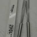 Baderke 2 Pcs Espresso Whisk 11.5 Inch Long Handle Barista Whisk 10 Needles 2 mm Stainless Steel Coffee Stirrer Tool Efficient Mixing Time Saving Reduction Clumping Ideal for Commercial Home