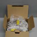 Brightever 50FT Outdoor String Lights Weatherproof, Patio Lights with 25+2 ST38 Edison Shatterproof Bulbs, Commercial Grade Warm White LED String Lights Decorative for Christmas, Wedding, Party, White