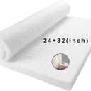 32" x24" x1" (Thick) Ceramic Fiber Blanket Fireproof Insulation Baffle Rated to 2400F, High-Temperature Resistance for Oven Stoves, Kilns, Forges