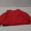 Coquette Chunky Cardigan Sweaters for Women Cottagecore Open Front Knitted Sweater Y2K Fall Casual Cardigan Coat, Size M