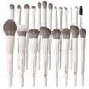 20 Pcs Pro Grade Makeup Brushes Set with Dense Ultra Soft Vegan Bristle,Elegant Design Make up Brushes for Powder, Foundation,Bronzer,Highlight,Face Blending Contour, Concealer, Eye shadow