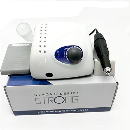 'Strong 210 65W 35000RPM 102L Handle Electric Nail Drill Machine 210 Model Manicure Pedicure Nail File Bit Nail Art Equipment