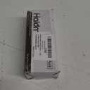 Haidms 3 Pack Self Closing Door Hinges 4 Inch Matte Black Adjustable Tension Spring Loaded Door Hinges with 5/8" Radius Corner for Exterior Interior Door (3 Pack, Matte Black-5/8")