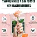 Premium Feminine Balance Gummies for Women's Health & Wellness Hawaiian Pineapple Gummies, Immune Support, Vegan, Gluten-Free & Halal,60 Gummies - 30 Day Supply, No BB Date