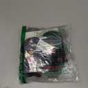 CovertSafe& Dog Boots for Dogs Non-Slip, Waterproof Dog Booties for Outdoor, Dog Shoes for Medium to Large Dogs 4Pcs with Rugged Sole Black-Red (Size 6: 2.9''x2.5'')(L*W) for 52-70 lbs)