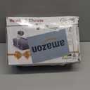 Homemate Heated Blanket Electric Throw - 50"x60" Heating Blanket Throw 1/2/4/6/8 Hours Auto-Off 10 Heat Level Over-Heat Protection Flannel Sherpa ETL Certification (01 - Light Grey)