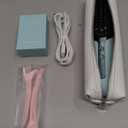 Hair Straightener Brush- Cordless Hair Straightener Brush for Short Hair,3 Heat Settings for All Hair Types, on-The-go Straightening Brush-Mini Portable Travel Straightening Hair Comb Brush (Blue)