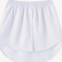 Women's Shirt Extender Mini Adjustable Underskirt Removable Layered Sweep Shirt with Buttons S
