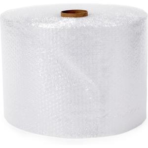 Amazon Basics Bubble Wrap for Moving, Packing, Shipping and Storage, Perforated Protective Cushioning for Fragile Items, 12-inch x 175-ft Long Roll, Small 3/16", Clear