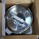 Euro Cuisine FS2500 Electric Food Steamer, Versatile Vegetable Steamer & Steam Cooker Ideal for Fish, Veggie, Meat, Stainless Steel 1200 Watts