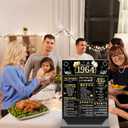 6 x ZZDWLDHA 59th Birthday Decorations for Women or Men, Classy Vintage Table Decor, Birthday Card Poster for Him or Her Turning 59 Years Old, Back in 1965Unframed