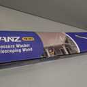 janz Aluminum 24 FT Telescoping Pressure Washer Wand with Pressure Washer Extension Wand,Gutter Cleaner Attachment, 5 Spray Nozzle Tips, 2 Hose Inlet Adapters and Support Harness
