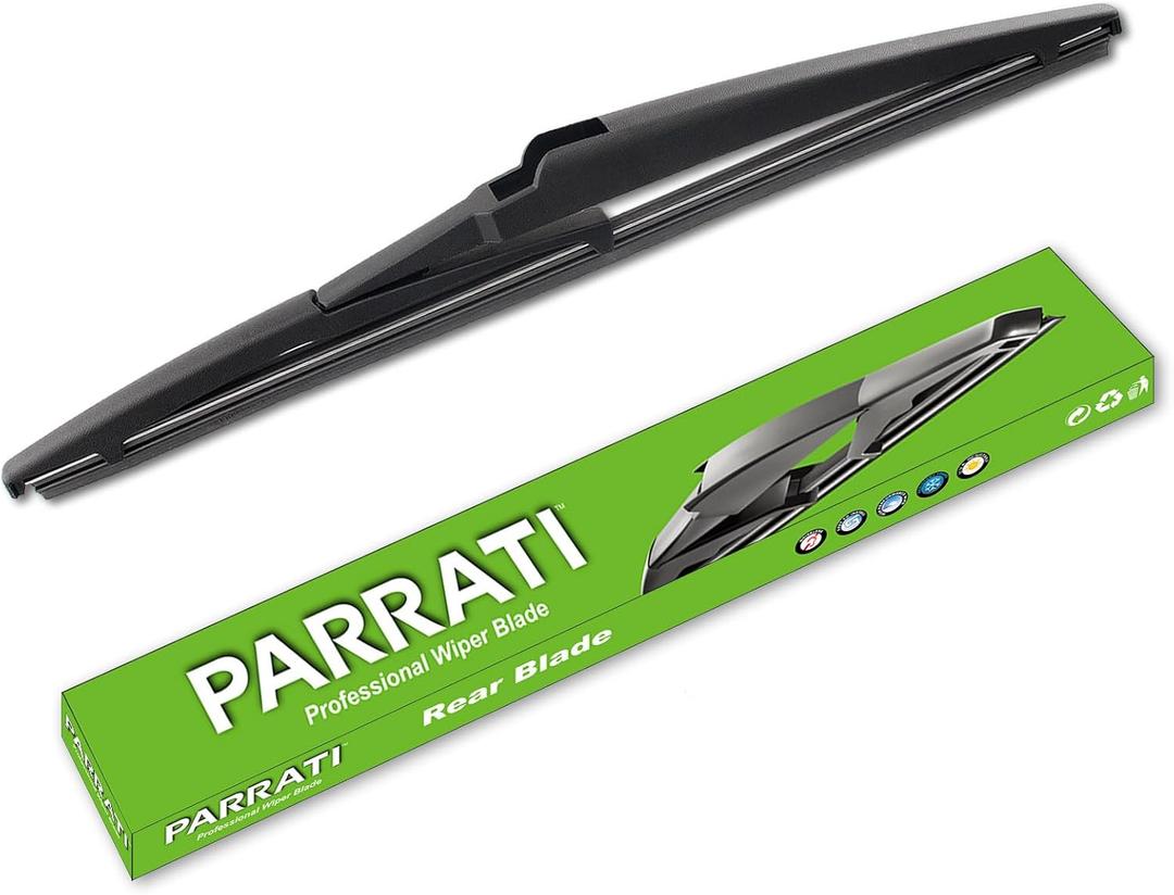 PARRATI 12 Inch Rear Wiper Blade Replacement for 2001-2012 2019-2023 Toyota RAV4 2001-2019 Highlander/2011-2024 Dodge Durango 2009-2022 Journey,All-Season Windshield Wiper(12-A)