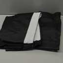 NICETOWN 100% Blackout Linen Curtains 90" Long for Bedroom, Thermal Insulated Living Room Curtains with Liner, Farmhouse Style Linen Blend Window Draperies for Dining Room (2 Panels, 52" W, Black)