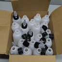 20 Pcs 4 Oz Plastic Squeeze Condiment Bottles with Twist-on Cap Lids,Sauce Bottle with Squeeze Top,Squirt Condiment Bottles for Ketchup,Mustard,Olive Oil and More