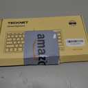 TECKNET Wired Keyboard for MacOS Devices with Dual Interface, Slim Mac Keyboard, Comfortable Ergonomic Typing Angle & Stable Connection for PC/Laptop, Compatible with MacBook, iMac, Mac mini/Pro
