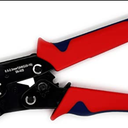 Crimping Tool with Ratchet, Ratcheting Wire Crimper Tool for Open Barrel Terminal Connectors, Electrical Crimping Tool, Crimping Pliers for 20-14 AWG