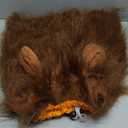 Vivifying Lion Mane for Dog, Adjustable Halloween Lion Costume Wig with Ears for Medium and Large Dogs, Realistic & Funny Accessory Perfect for Parties and Photoshoots (Large, Brown&Black)