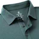 VEBOON Polo Shirts for Men Short Sleeve Athletic Performance Classic Regular Fit Golf Shirts (L)