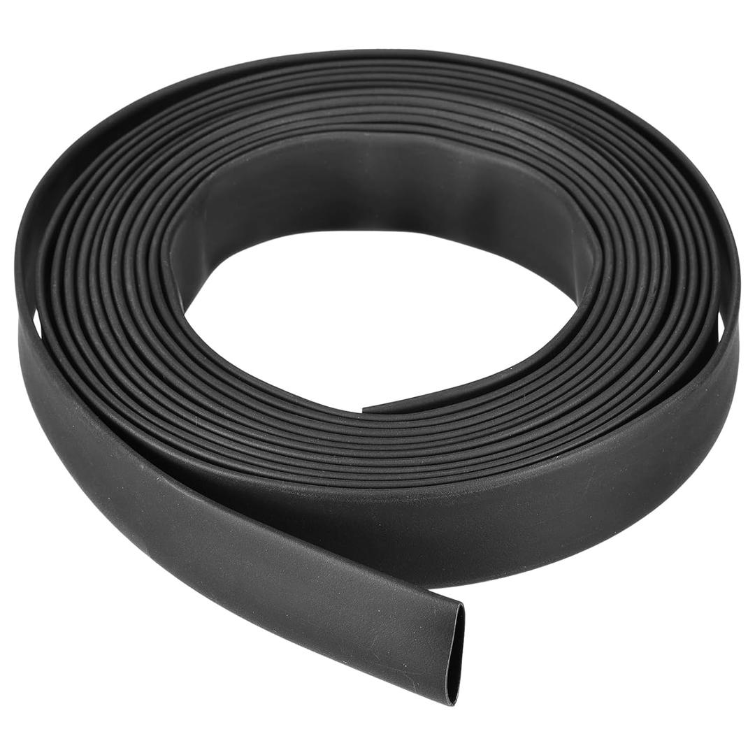MECCANIXITY Heat Shrink Tubing, 4:1 Ratio 1/2 Inch Diameter 15ft Adhesive Lined Dual Wall Heat Shrink Tube Waterproof Sealed Black