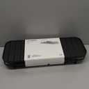 Small Dish Drying Rack, Space Saving Dish Racks for Kitchen Counter, Kitchen Organizer Dish Drainer with Cutlery Holder for Spoons and Forks, 11''W x 15''L, Black