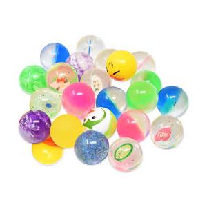 Kiddie Play  Bouncy Balls for Kids Party Favors | Bouncy Ball 27mm | Superball Small Rubber Balls for Kids