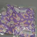 Unique Baby Girls' Short Sleeve Everyday Printed Dresses for Kid and Toddler, Sizes 2T-12Y (3T, Bunny Blossom)