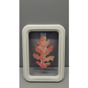 HH 118in Clear Wall Sign Leaf Yellow