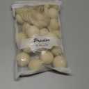 Oversized Wood Bead Decor, 1.6" Diameter Chunky Natural Wood Beads, 41" Long Farmhouse Tray with Tassels, Coffee Table farmhouse Bed decor