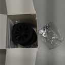 Domiella 2 Pack Luggage Replacement Wheels, Universal Suitcase Swivel Caster Wheels, Rubber Suitcase Trolley Repair Kit, OD 55 mm