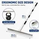 Large Floor Squeegee, 304 Stainless Steel Heavy Duty Water Removal Tool
