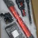 Cordless Vacuum Cleaner,Vacuum Cleaners for Home with Super Suction,Lightweight Stick Vacuum with 35 Mins Runtime,Rechargeable Cordless Vacuum for Carpet, Tile, Pet Hair, Hardwood Floors(Red)