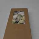 Ling's Moment Fake Flowers Box, Faux Artificial Greenery Stems Foam Roses Silk Lilac for Wedding Decor Centerpieces Table Decorations Floral Arrangements, Powder Blue & Champagne Pink, Deluxe Combo