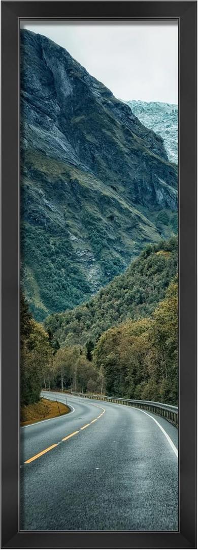 LaVie Home 5x15 Picture Frame Black, Panoramic Picture Frame for Wall Decoration, Classic Black Minimalist Style Suitable for Decorating Houses, Offices, Hotels1 Pack