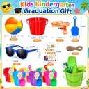 Tanlade 36 Sets End of Year Sand Bucket Gifts for Kids 252 Pcs Summer Beach Party Favors Mini Beach Balls, Water Guns, Sand Buckets, Shovels, Neon Sunglasses, Cards, Ropes for Graduation Gifts
