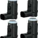 Rear Reverse Parking Assist Sensors 9L3Z-15K859-D Backup Bumper Sensor 4PCS Compatible with Ford F150 2009-2014 Replace OE 9L3Z15K859C