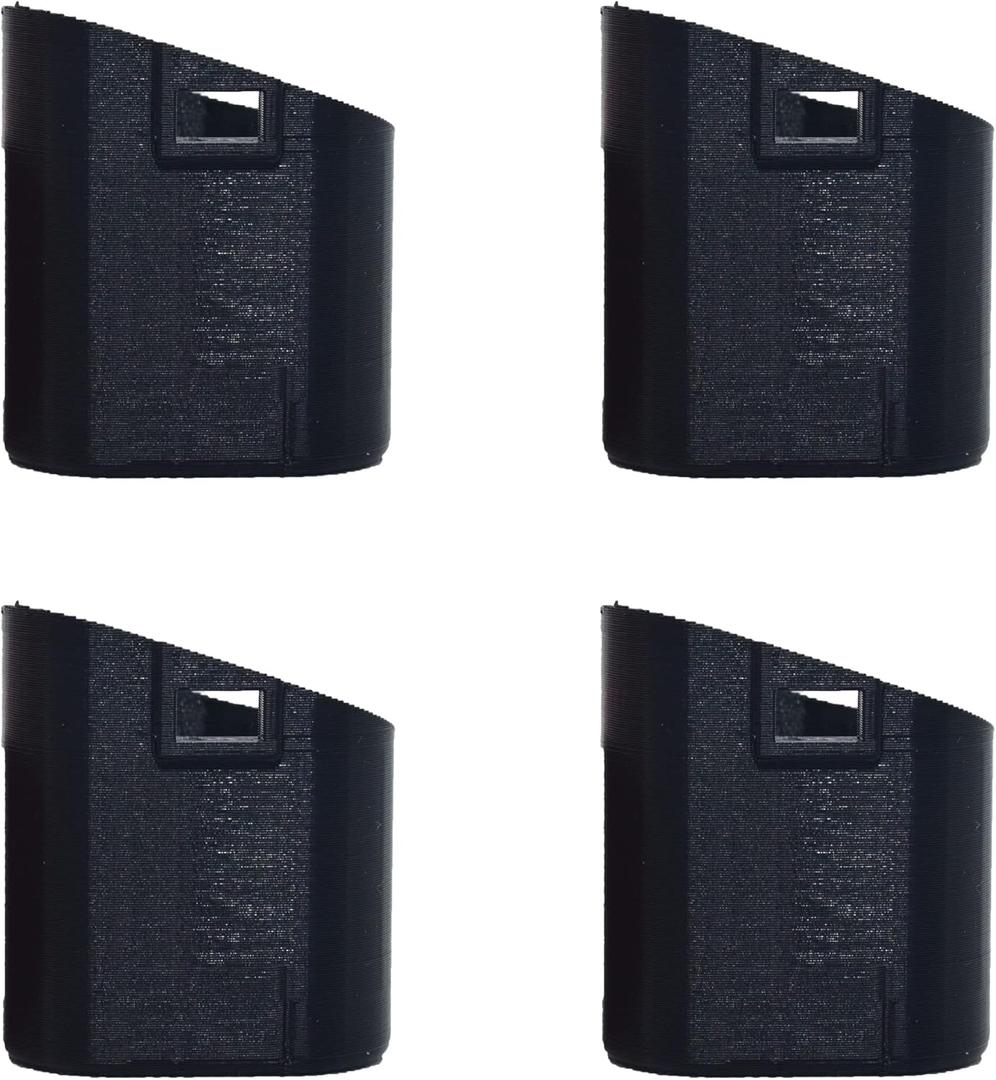 Barnyard Intel Battery Holder and Cover for Milwaukee M12 (4-Pack Black)