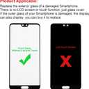 Front Screen Glass Outer Panel Lens Replacement +OCA Compatible with Samsung Galaxy S10+ S10 Plus SM-G975 (No LCD Screen and Touch Digitizer) with Repair Kit