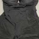 SHAPELLX Strapless Shapewear for Women Deep Plunge Corset Tummy Control Backless Bodysuit Mid Thigh Full Body Shaper (Medium, 01-black-standard Cup (B-d)) Medium