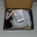 32.8ft LED neon Lights with Remote APP Control IP65 Waterproof Flexible Neon Strip Lights 24V RGB Rope Lights for Bedroom Room Outdoors Dcor