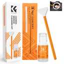 K&F CONCEPT 24mm Full Frame Sensor Cleaning Swab*6 + 20ml Sensor Cleaner, DSLR SLR Digital Camera CMOS and CCD Sensor Cleaning Swab Kits for Nikon Sony Canon Camera Clean
