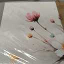 amatop Abstract Floral Wall Art Colorful Canvas For Living Room 48X24 In