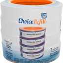 ChoiceRefill Compatible with Diaper Genie Pails, 4-Pack, 1300count