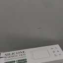 Food Warming Mat, Silicone Electric Warming Tray with 3 Modes Temperature & Fast Heating, Raised Feet Protects Table, Roll Up Buffet Hot Plates Heat Pad, Portable Food Warmer for Parties Home Travel